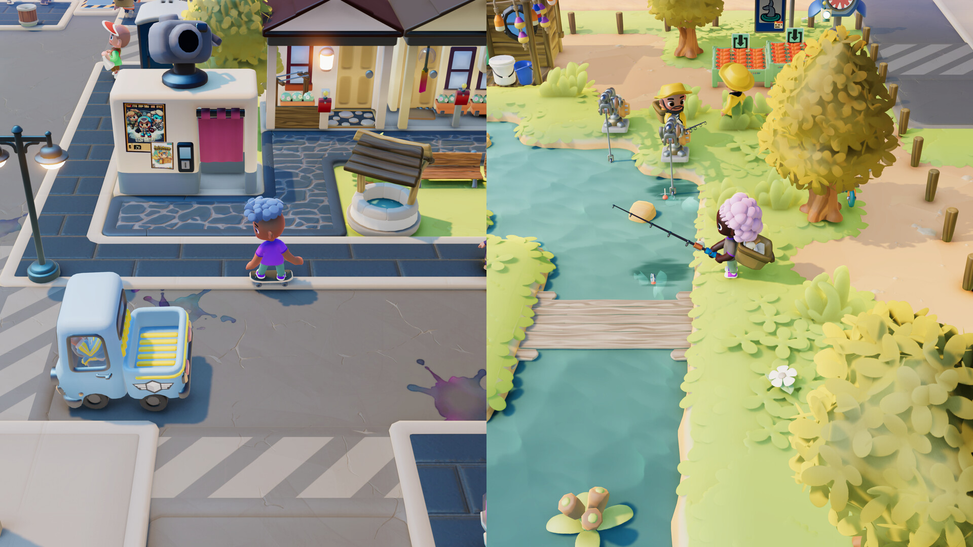 Go-Go Town — это ранний ответ Steam на Animal Crossing: New Horizons.