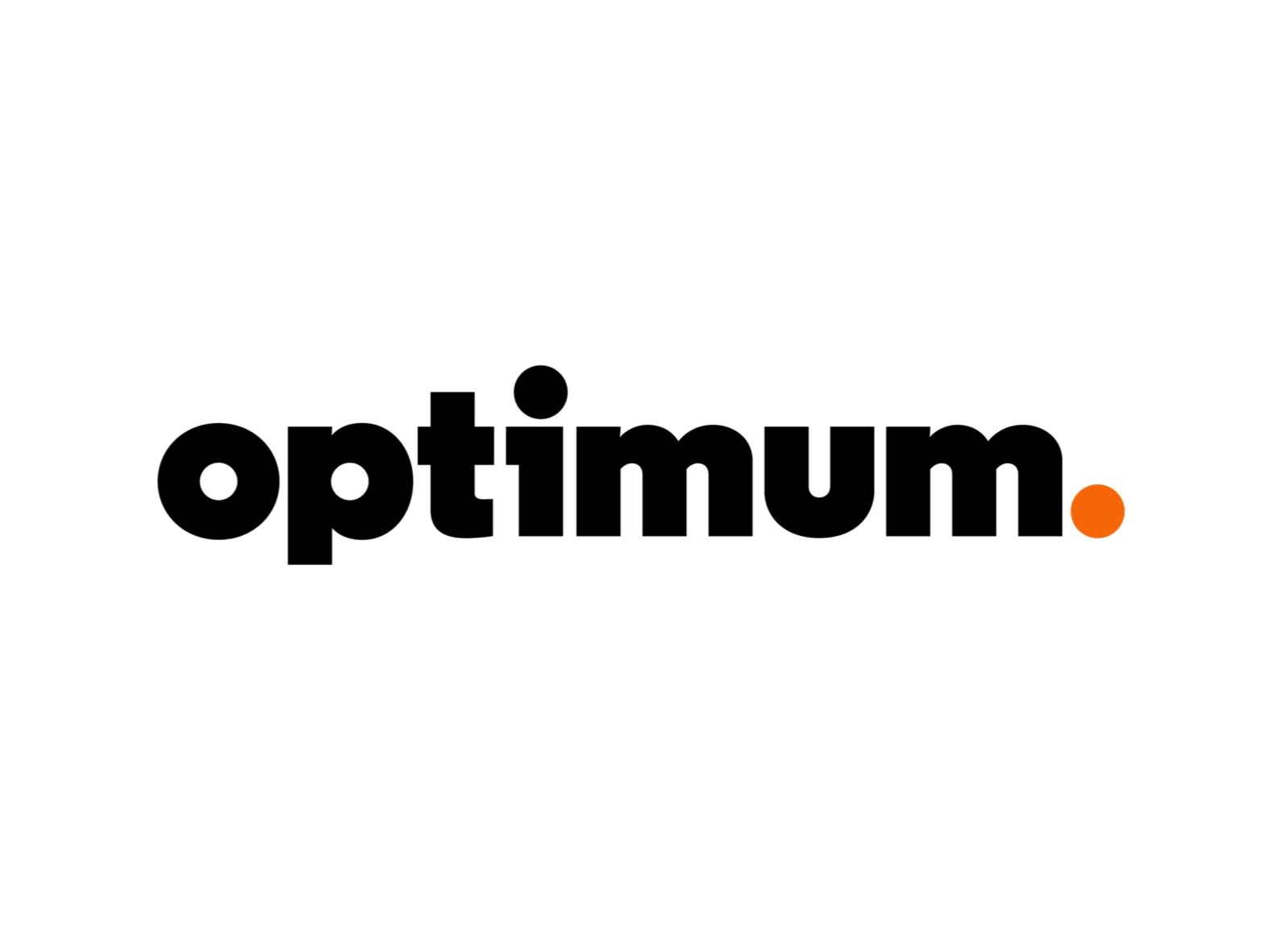 Логотип провайдера Интернета и телевидения Optimum на белом.