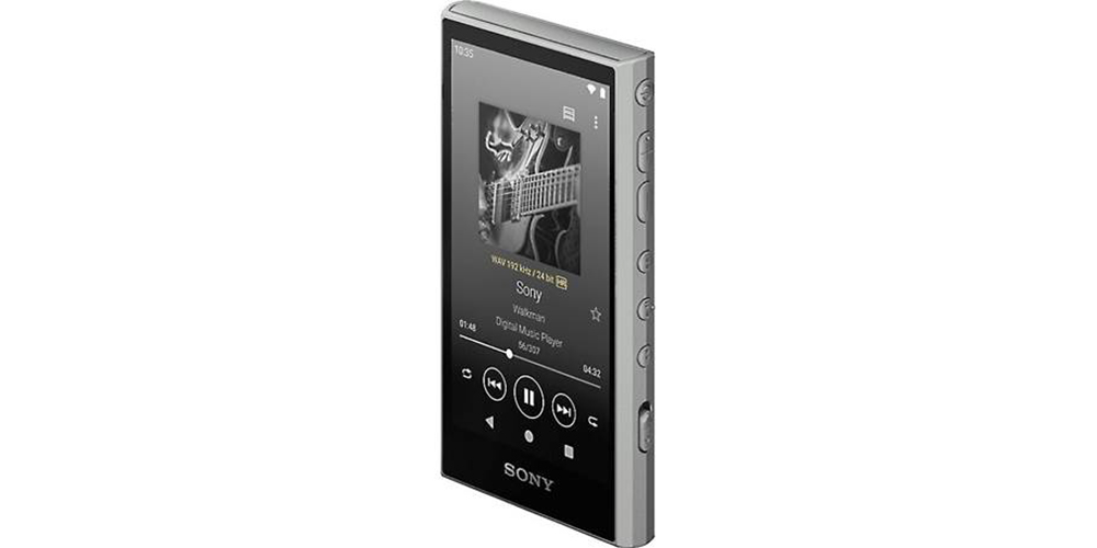 Sony NW-A306 Walkman на белом фоне.