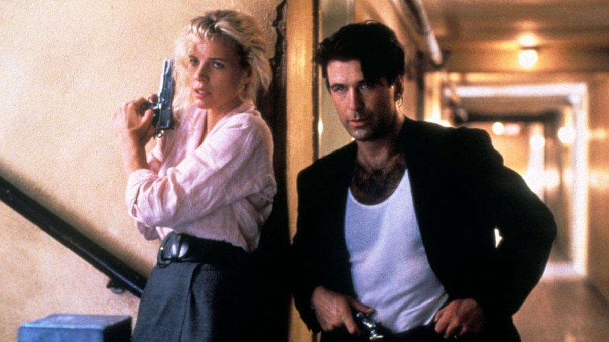 Kim Basinger and Alec Baldwin in The Getaway.