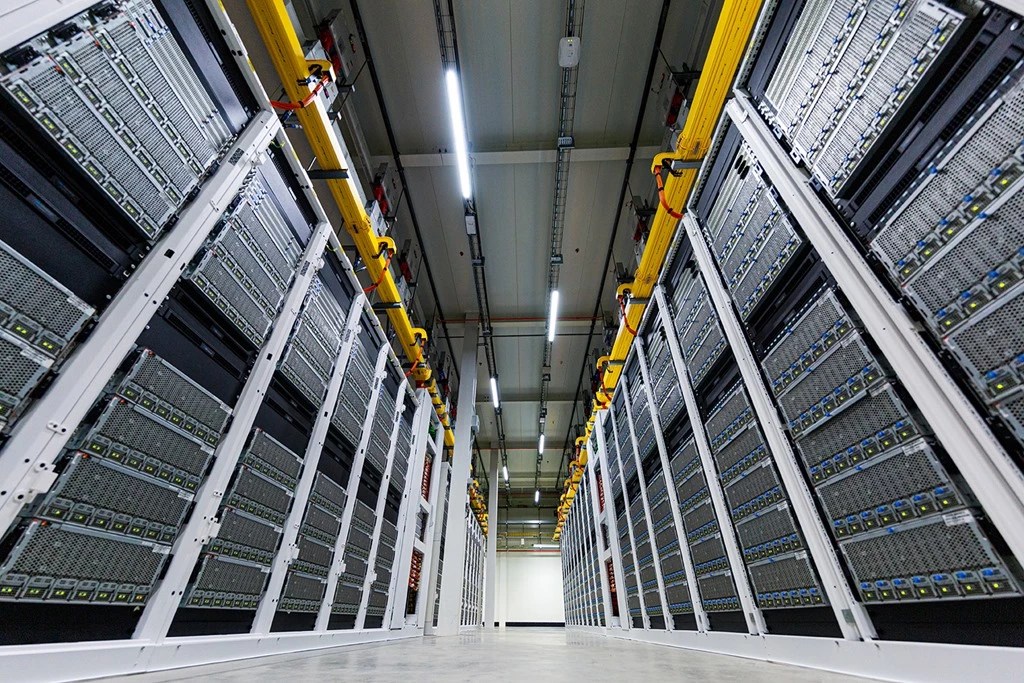 A Microsoft data center.