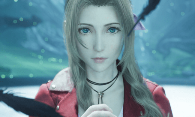 Aerith prays in FInal Fantasy 7 Rebirth.