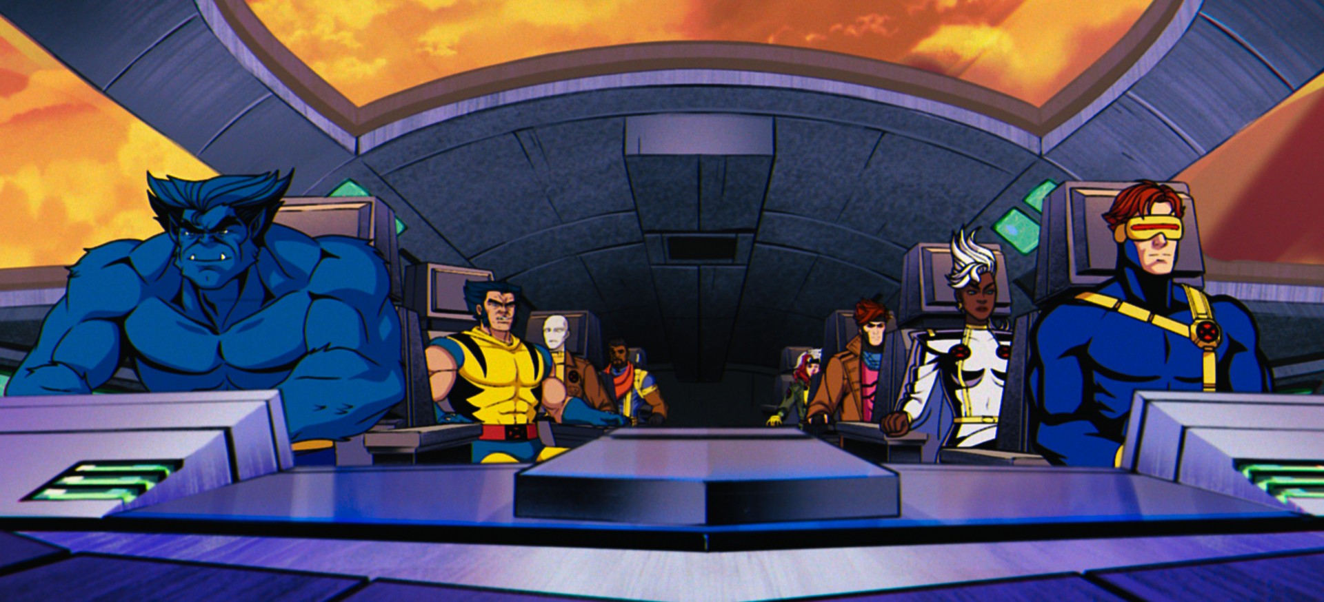 The X-Men fly the Blackbird in X-Men '97.