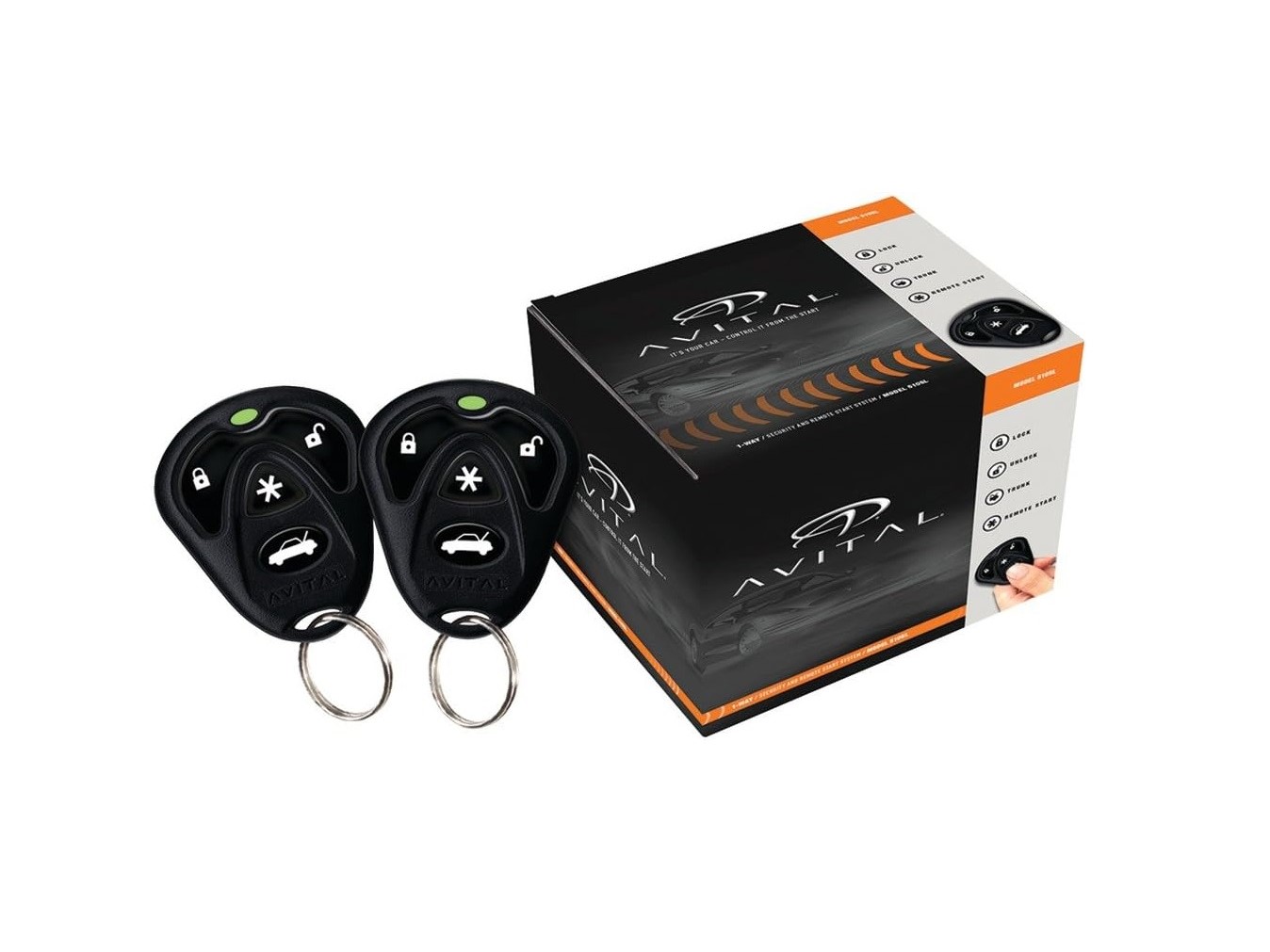 Avital 5105L remote starter kit with packaging
