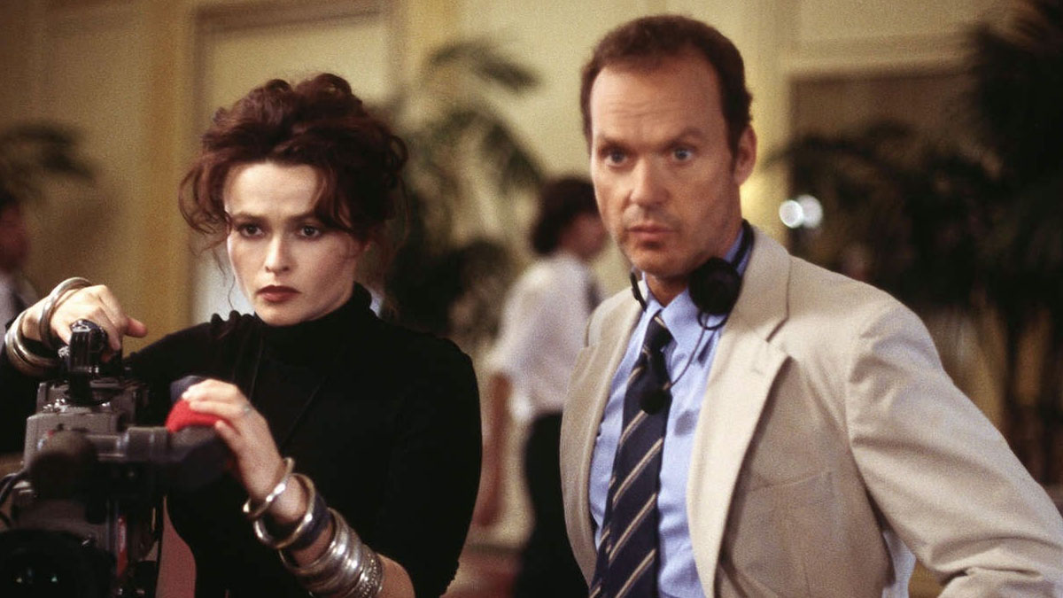 Helena Bonham Carter e Michael Keaton em Live from Baghadad.