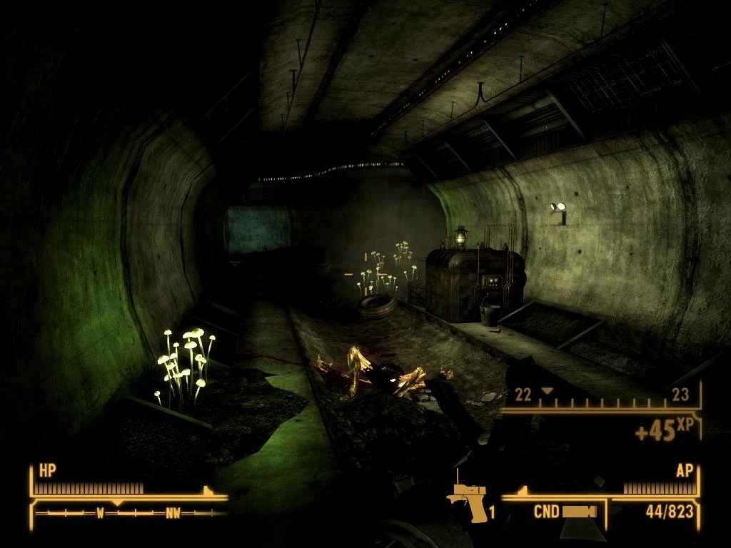 Um esgoto em New Vegas.