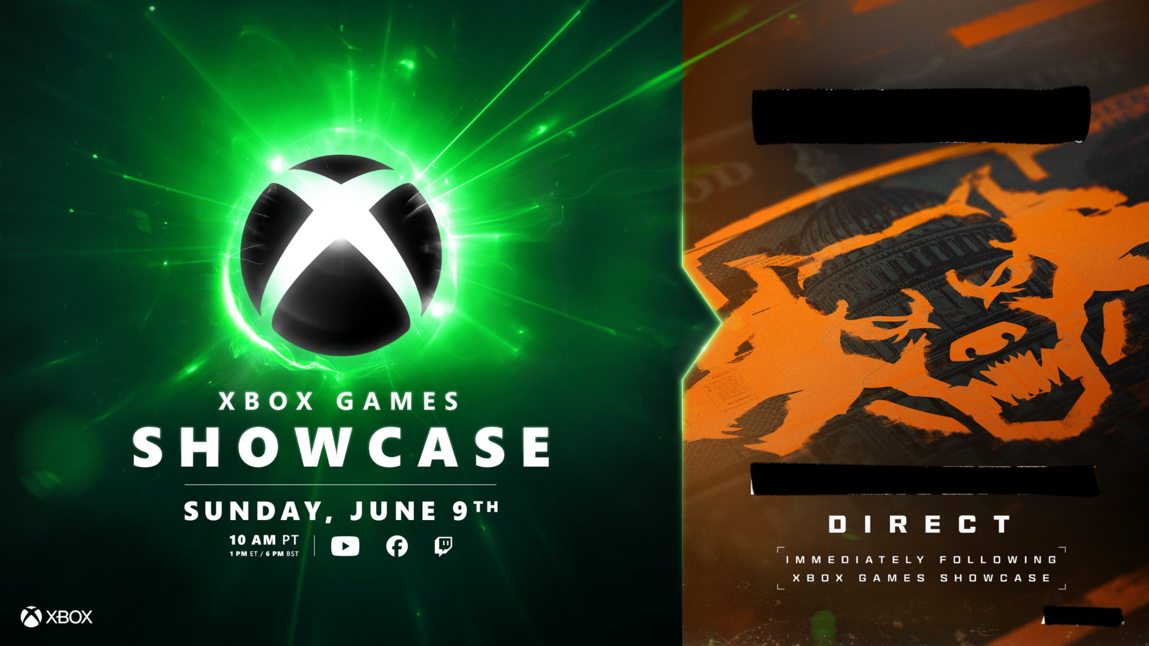 Uma imagem promocional do showcase do Xbox 2024.