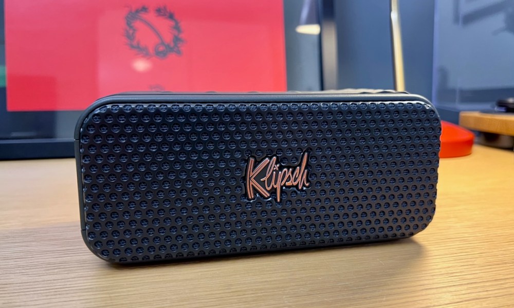 The front of the Klipsch Nashville Bluetooth speaker.