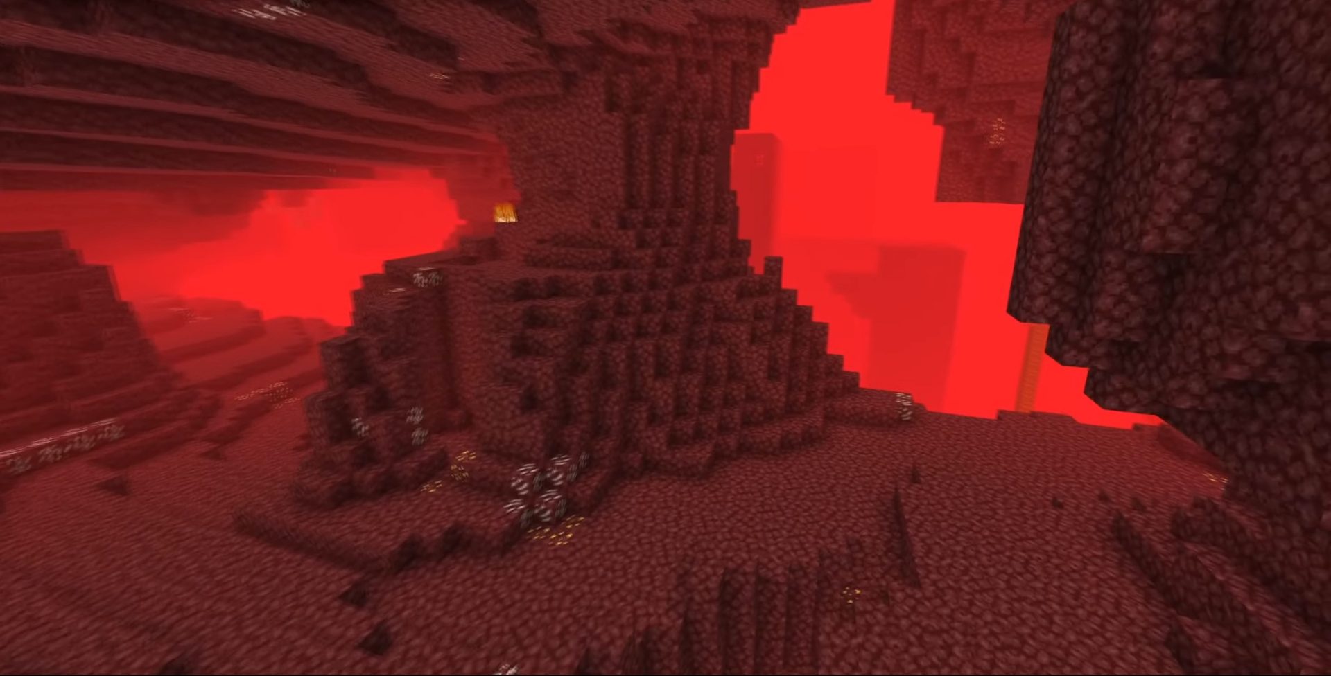 Le Nether dans Minecraft.