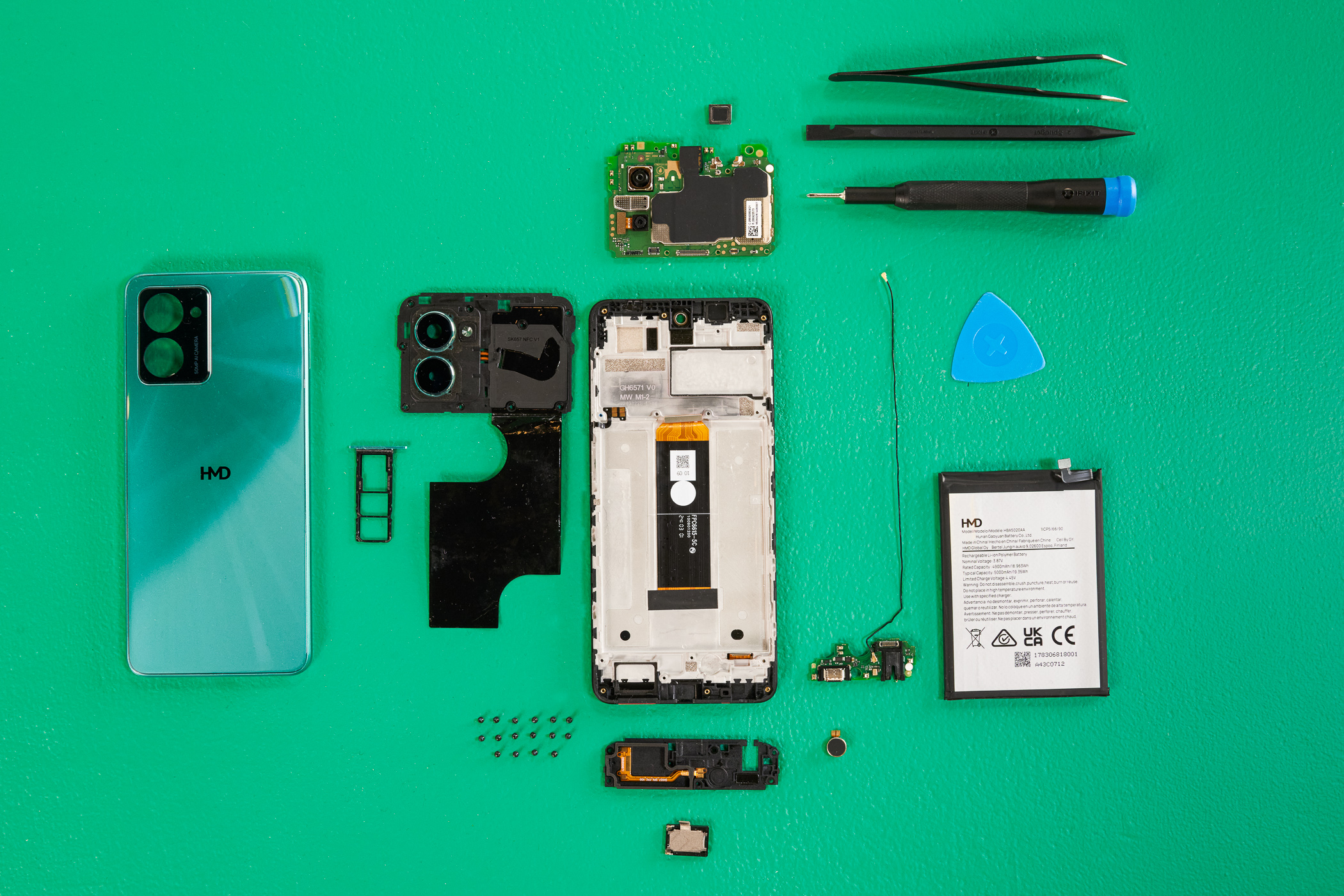 Kit de reparación HMD Pulse Pro.