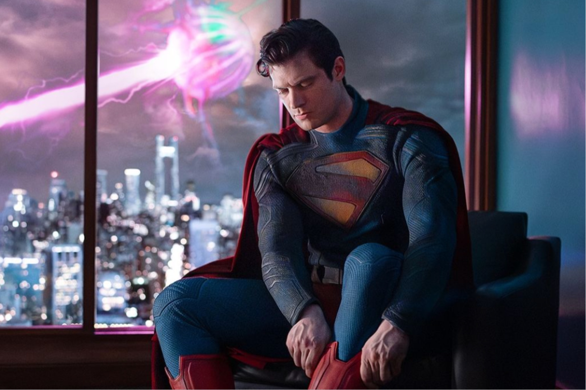 Superman set photos reveal David Corenswet as the Man of Steel