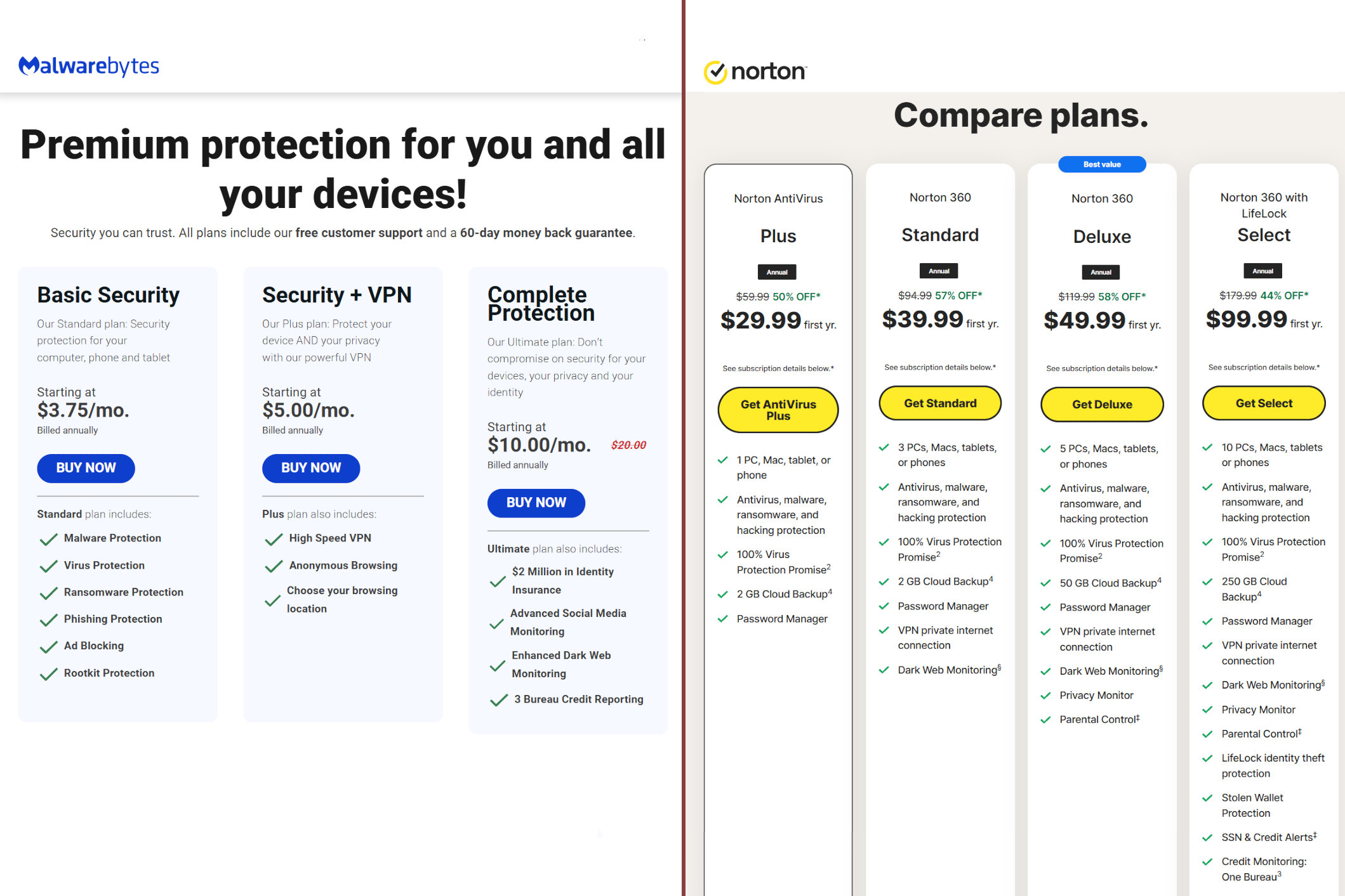 I tried both Malwarebytes and Norton, and one came out on top