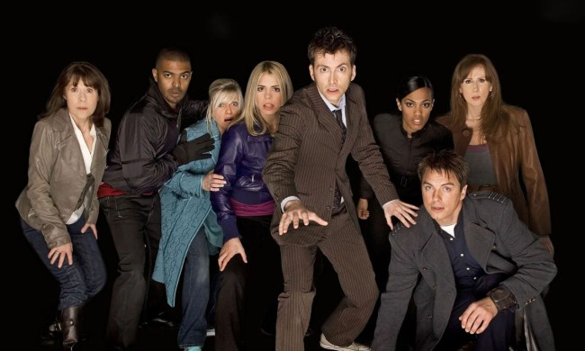 The cast of Doctor Who.