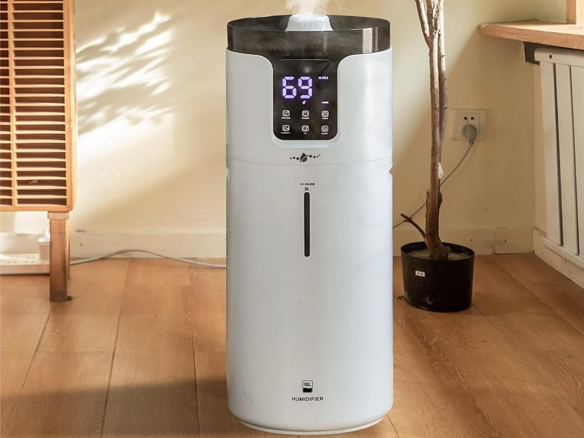 Humidificateur Lacidoll de 4,2 gallons pour la maison