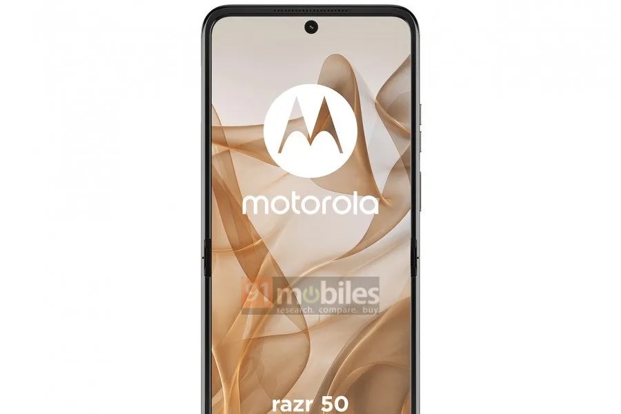Maqueta de Motorola Razr 50/Razr (2024).