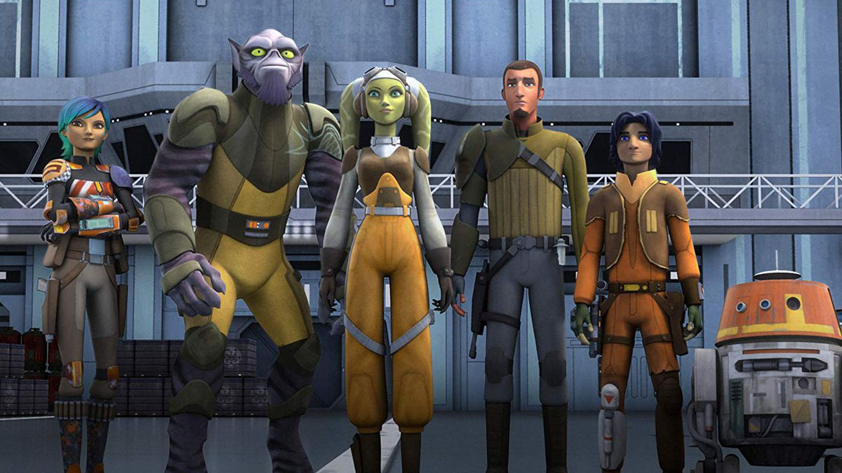 The cast of Star Wars Rebels.