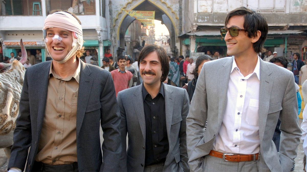 O elenco de The Darjeeling Limited.