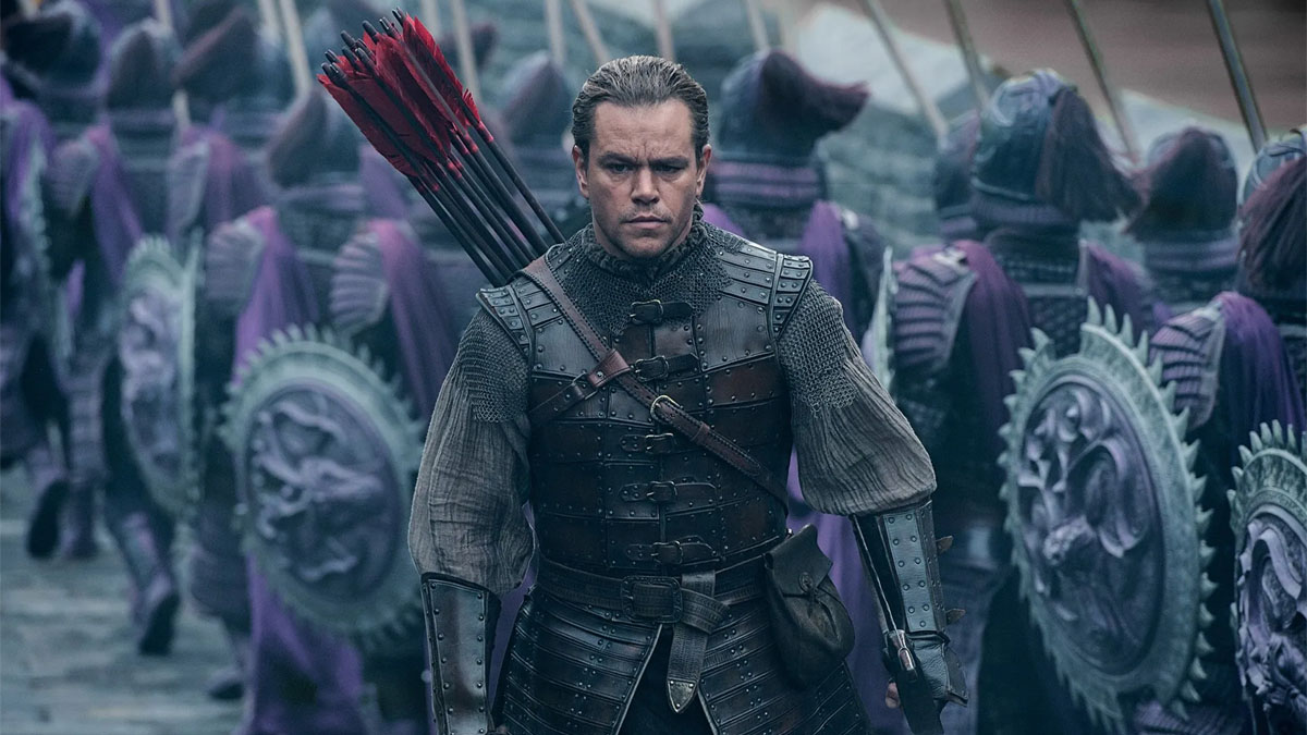 Matt Damon in The Great Wall.