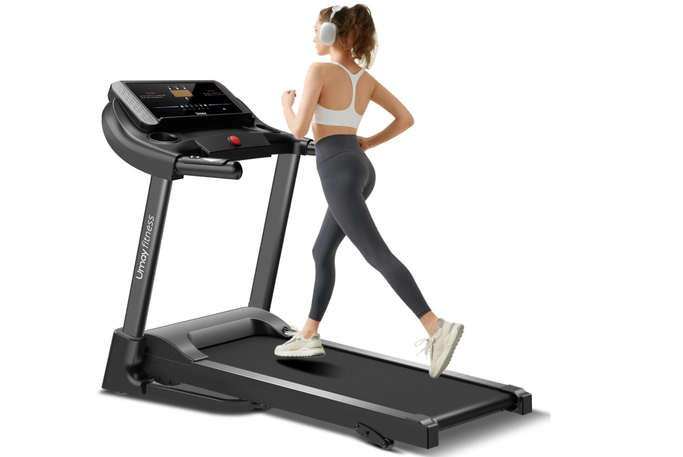 UMAY Fitness Home Automatisch zusammenklappbares Steigungslaufband