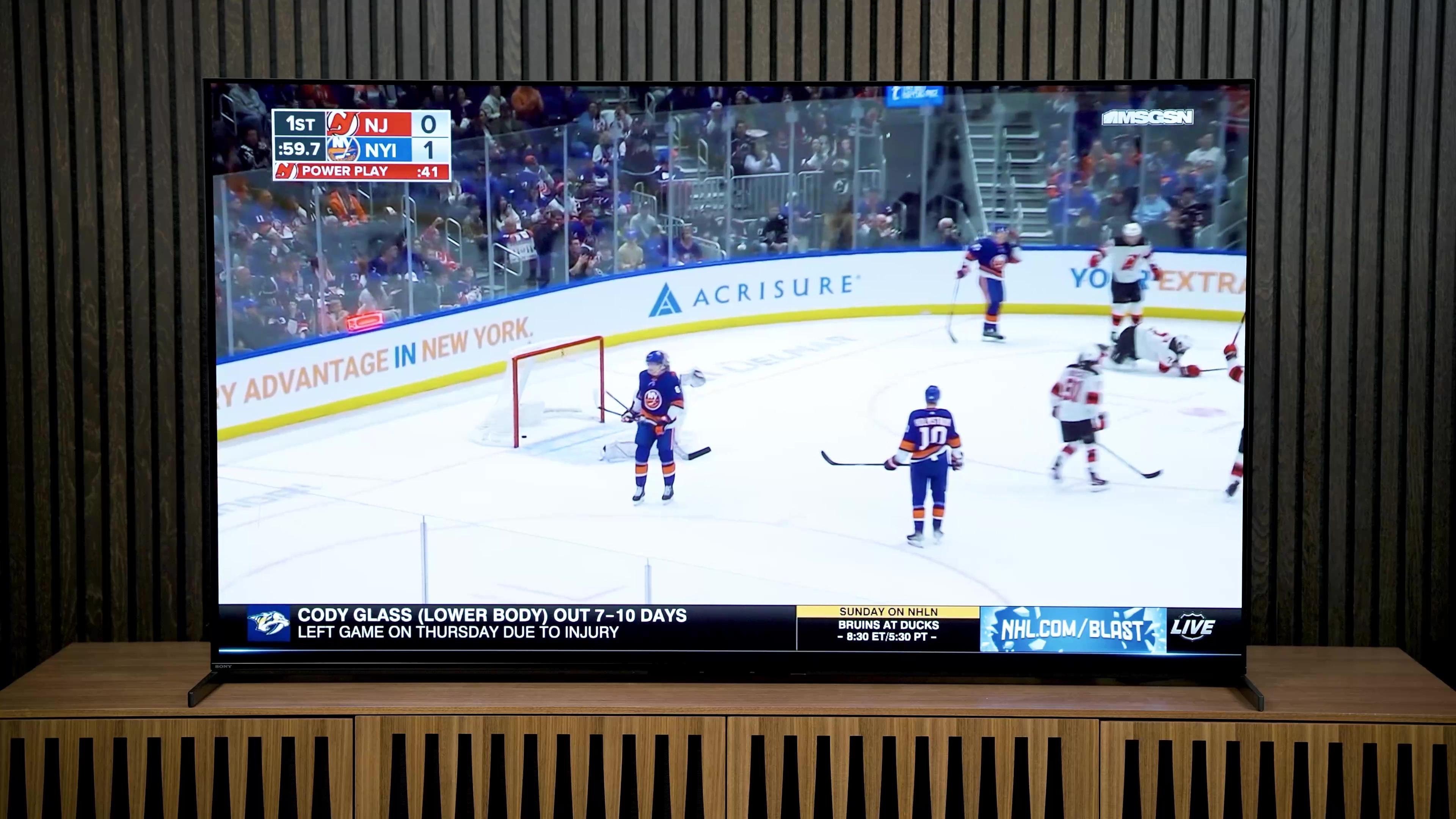 Abl auf OLED-TV-Testhockey