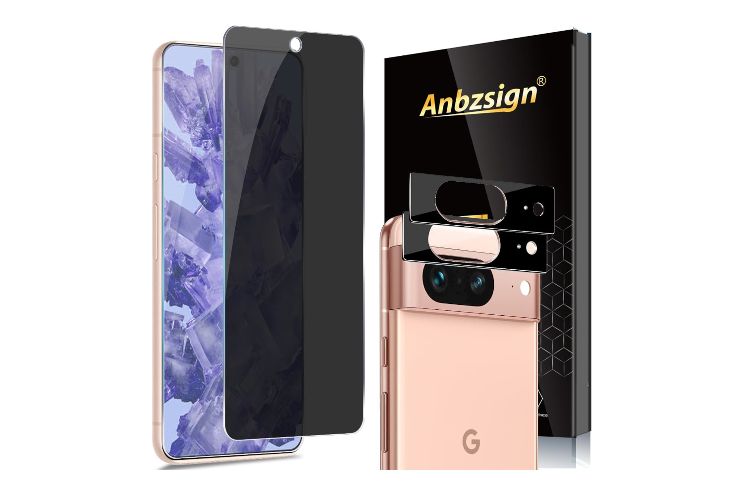 The Anbzsign privacy screen protector on a blank background.