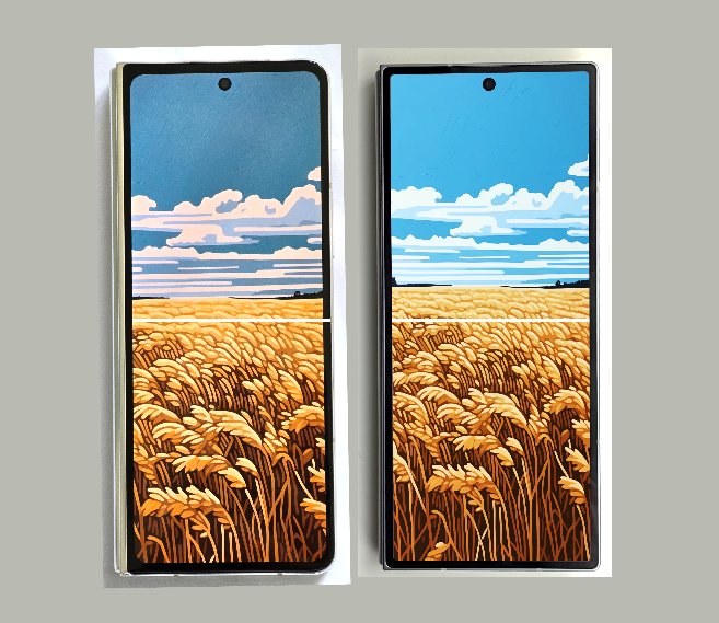 Слух: Samsung Galaxy З Fold 5 рядом с Galaxy З Fold 6.