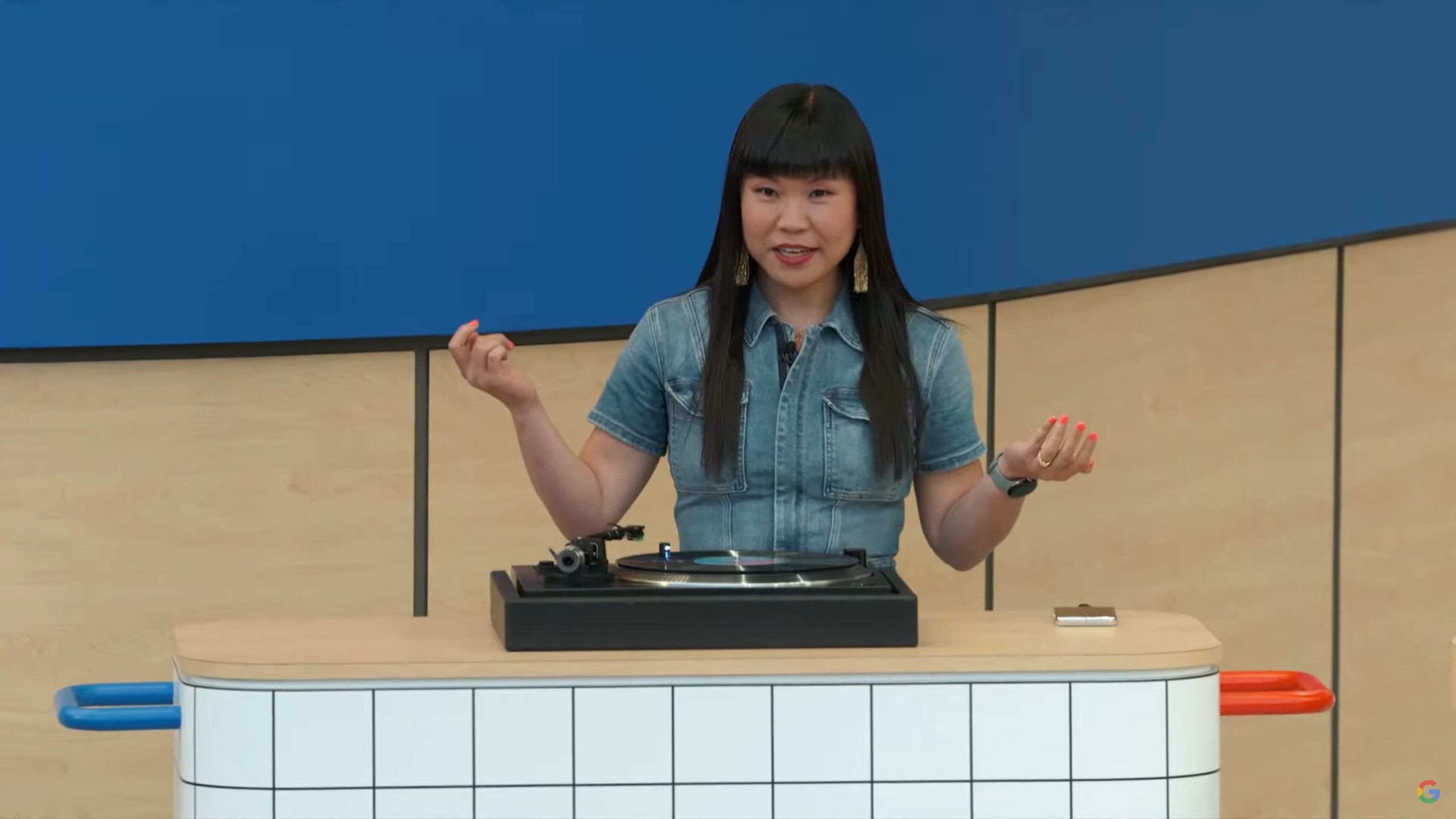 Rose Yao on Google I/O 2024 stage.