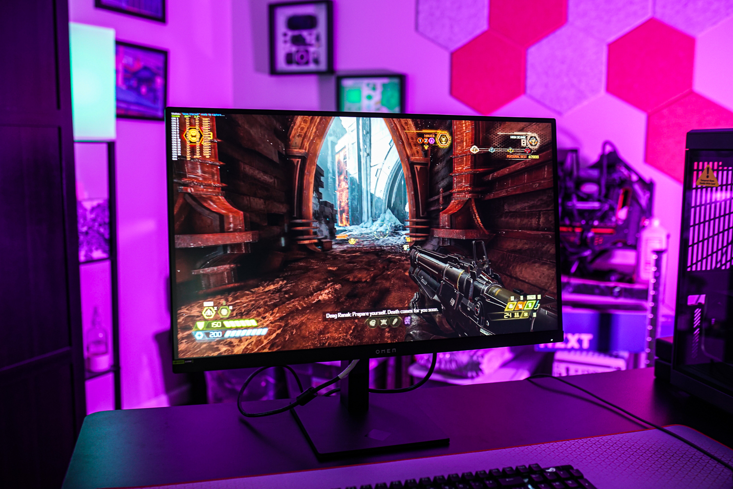 Doom Eternal fonctionne sur le HP Omen 27k.