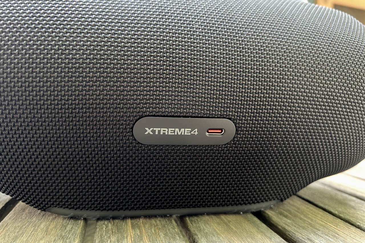 The JBL Xtreme 4 Bluetooth speaker. [Embargoed image 06/03]