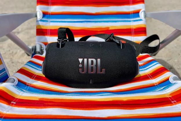 The JBL Xtreme 4 Bluetooth speaker. [Embargoed image 06/03]