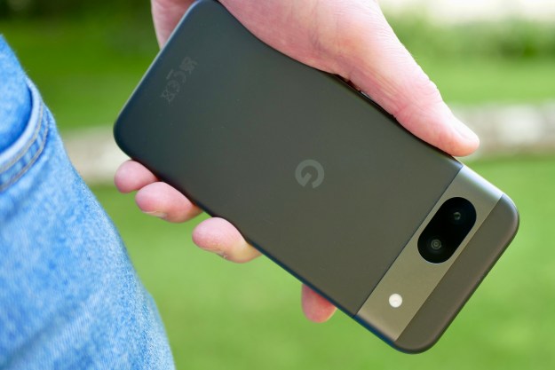 A person holding the Google Pixel 8a.