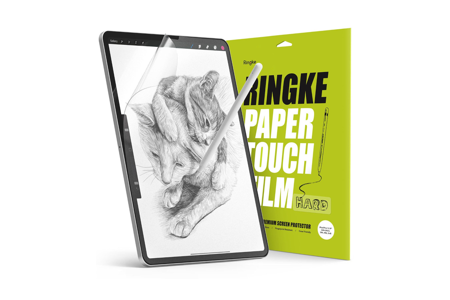 The Ringke Paper Touch Film on a blank background.