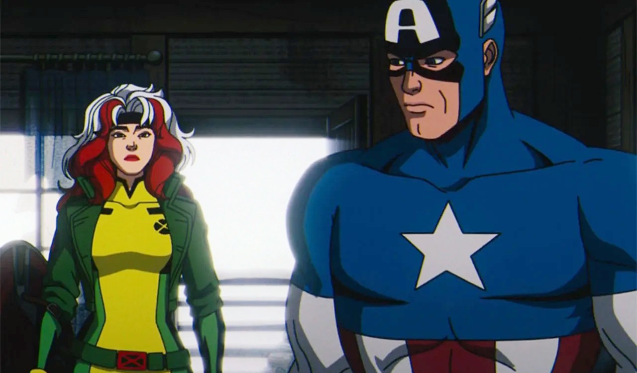 Rogue habla con el Capitán América en X-Men '97.