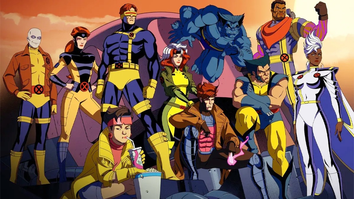 The X-Men pose in X-Men '97.