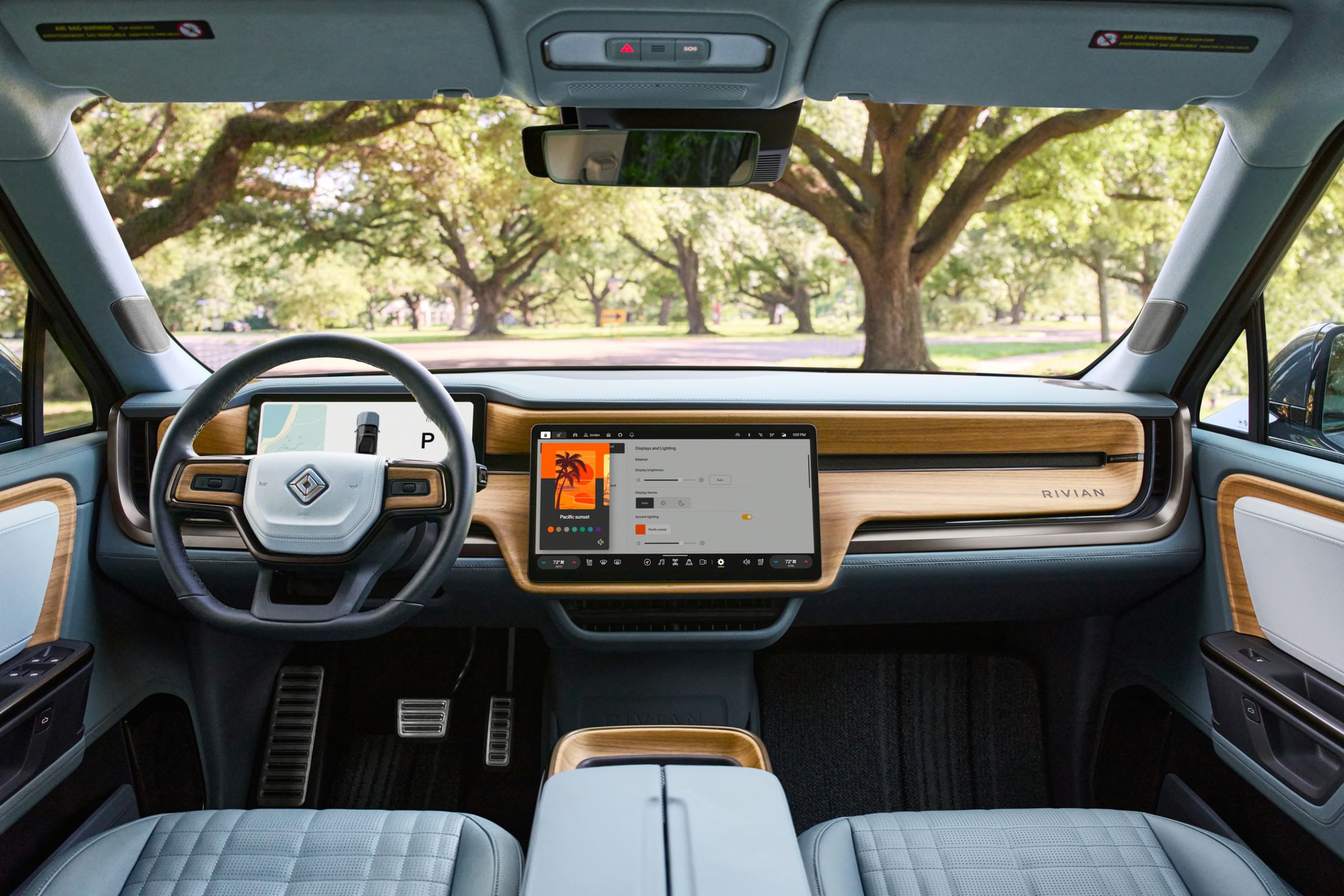 Second-Gen Rivian R1S front seats