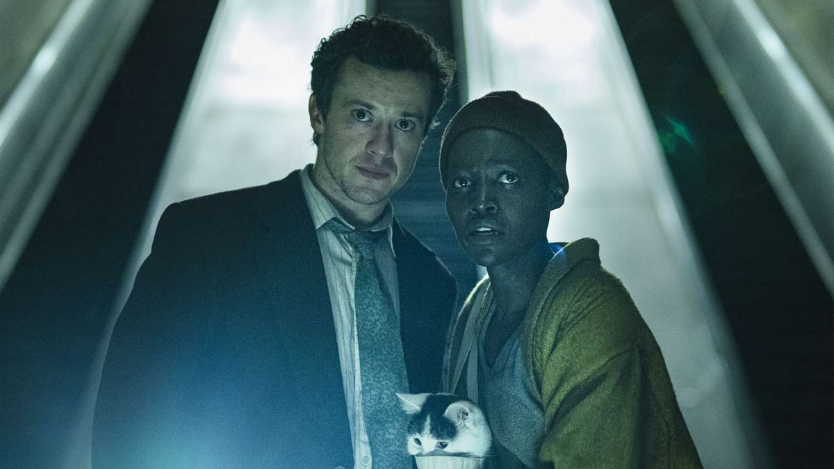 Joseph Quinn und Lupita Nyong'o in „A Quiet Place: Day One“.