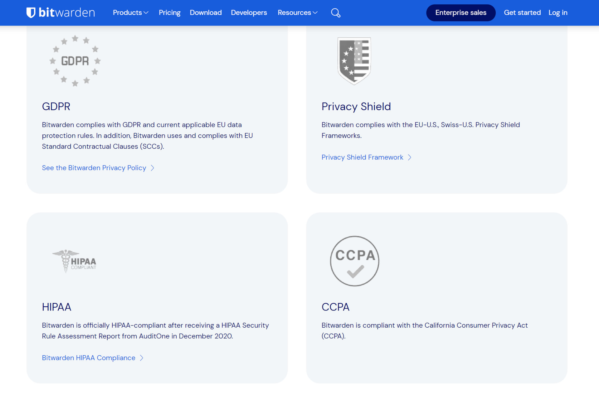 Bitwarden 经过 SOC 2 认证并使用端到端加密。