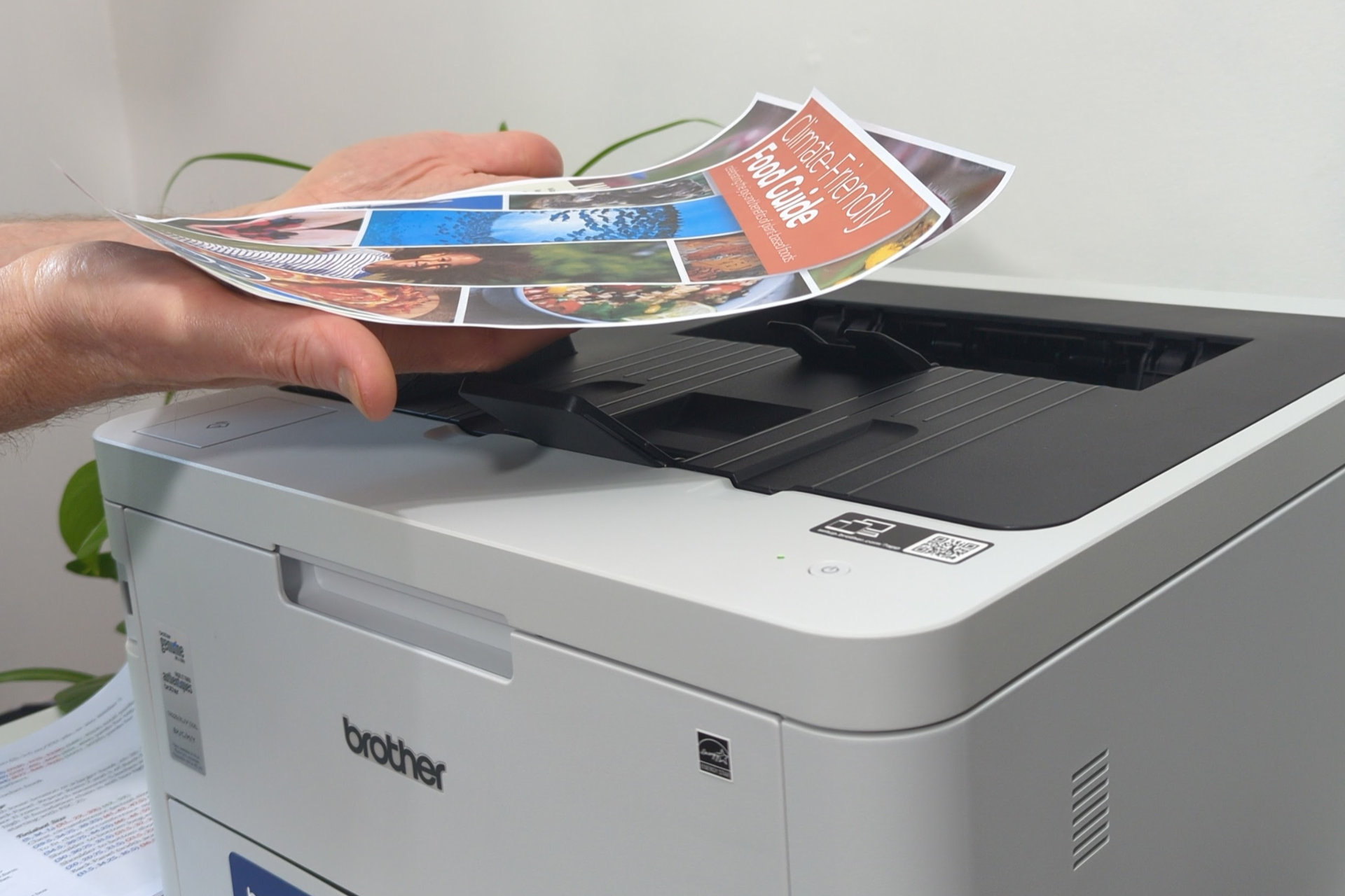 Brother's HL-L3295CDW is fast but paper tends to curl after passing through the printer.