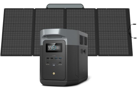 Save up to 43% with this Ecoflow generator solar panel combo