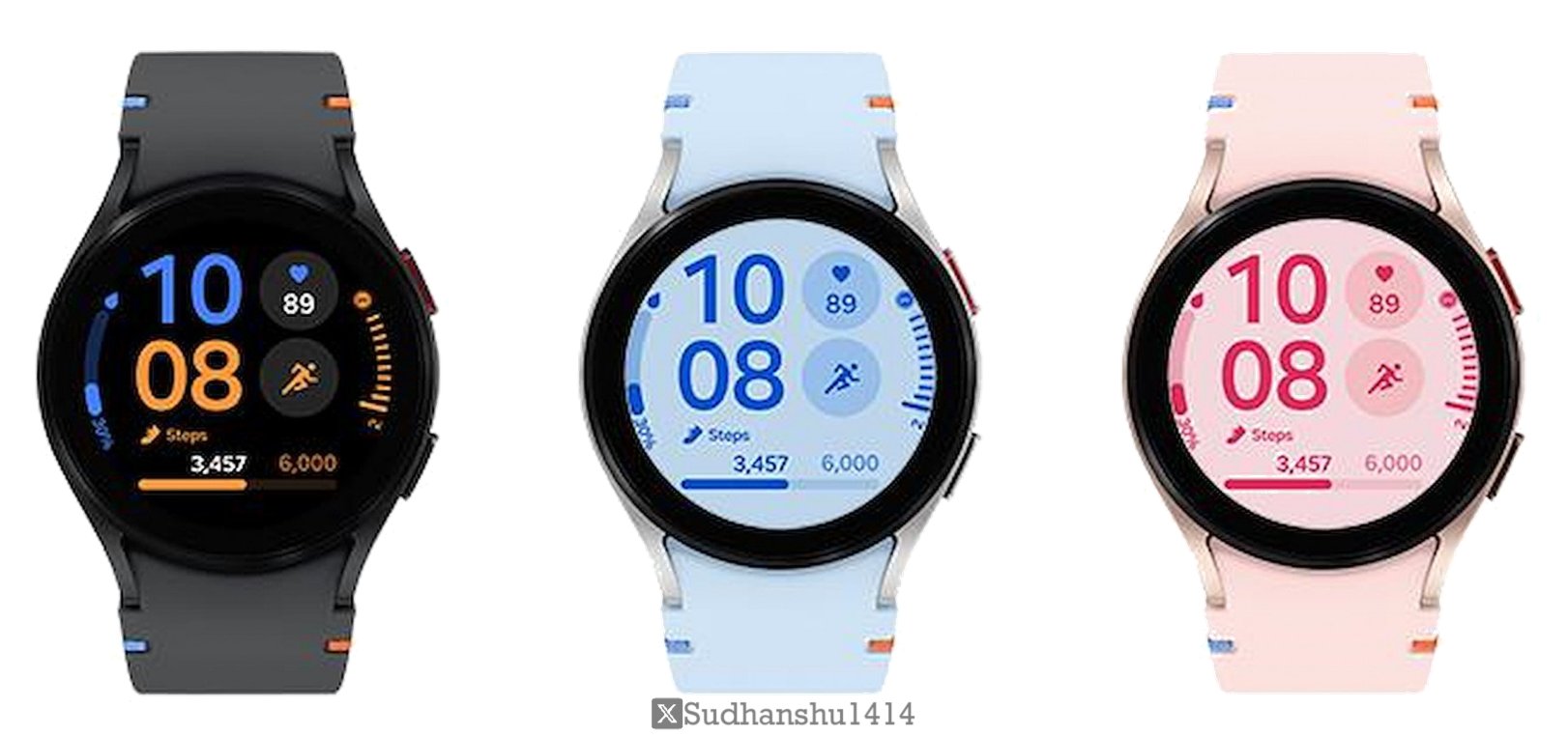 Galaxy Watch FE screen renders