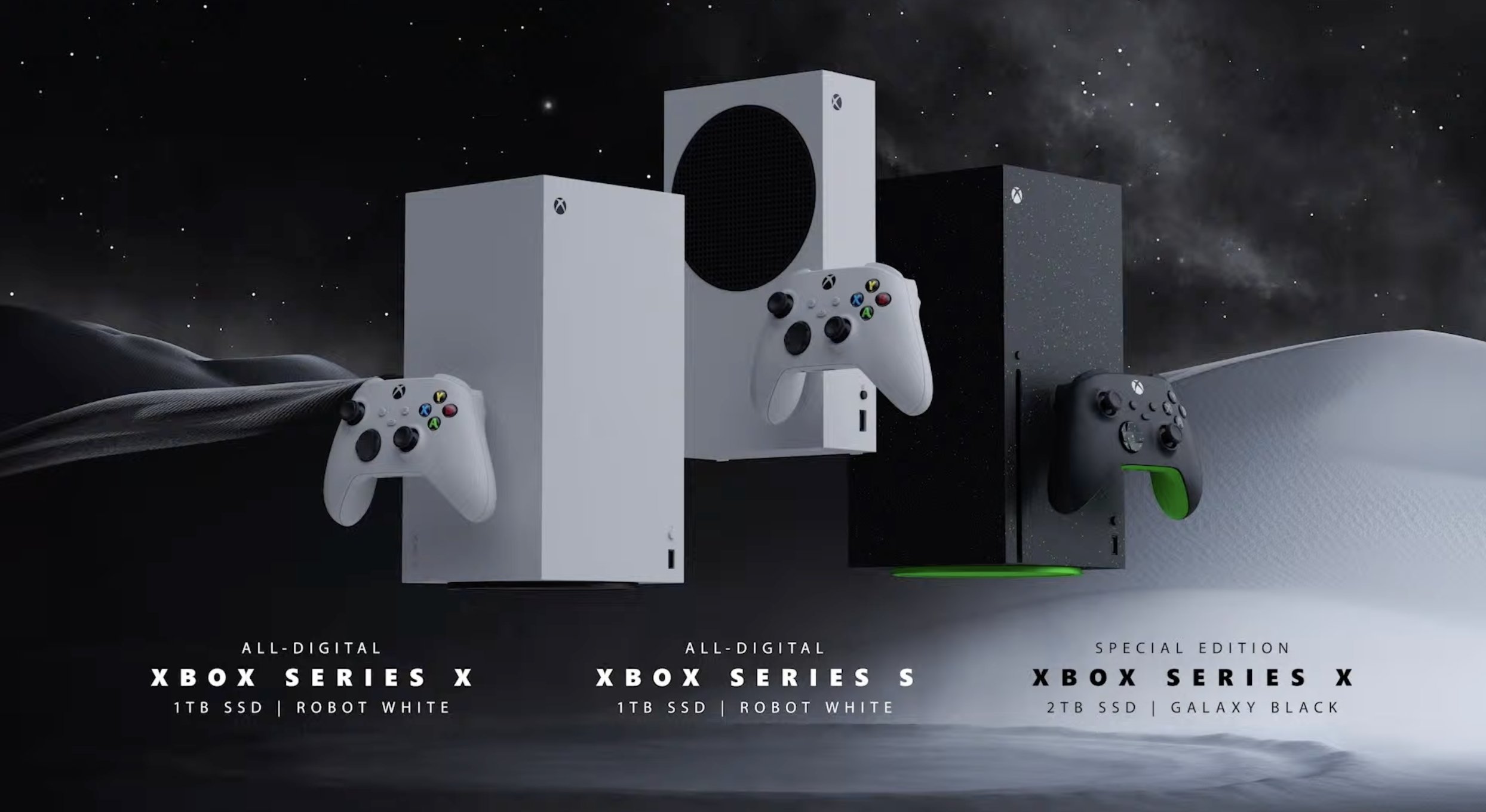 Xbox reveals new digital-only consoles and a bigger Xbox Series X