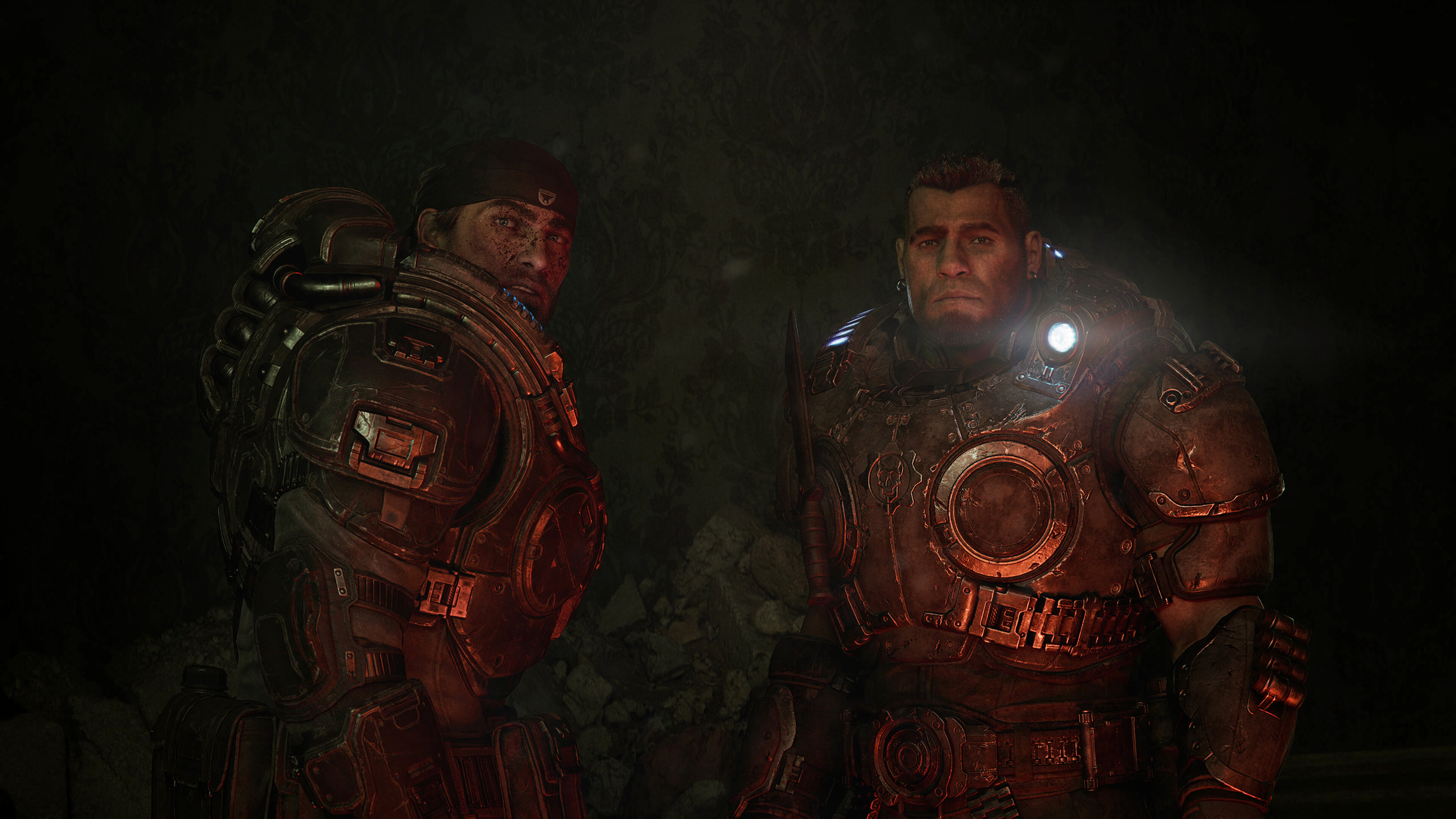 Два главных героя Gears of War: E-Day.