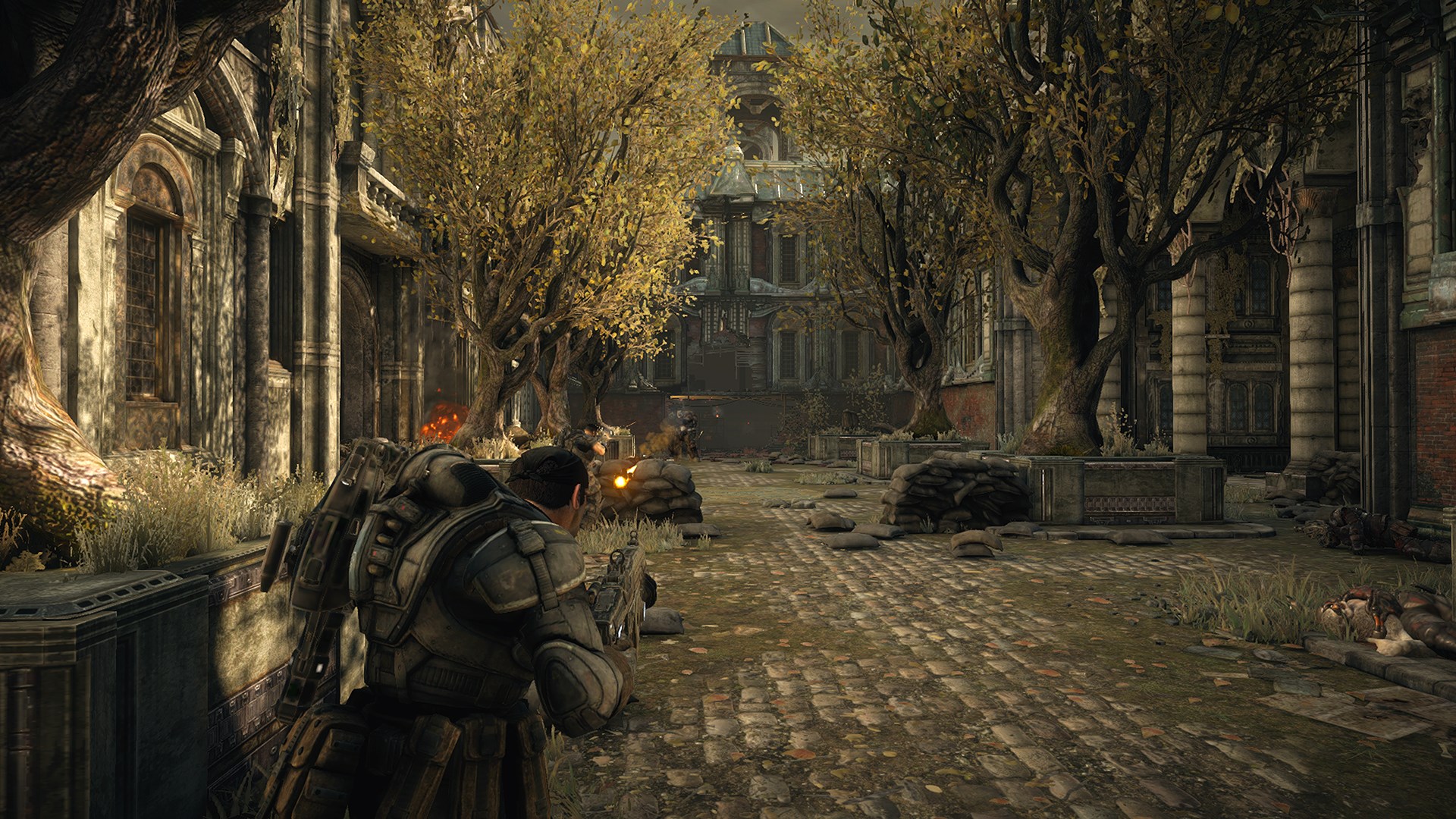 Gameplay from Gears of War: Ultimate Edition.