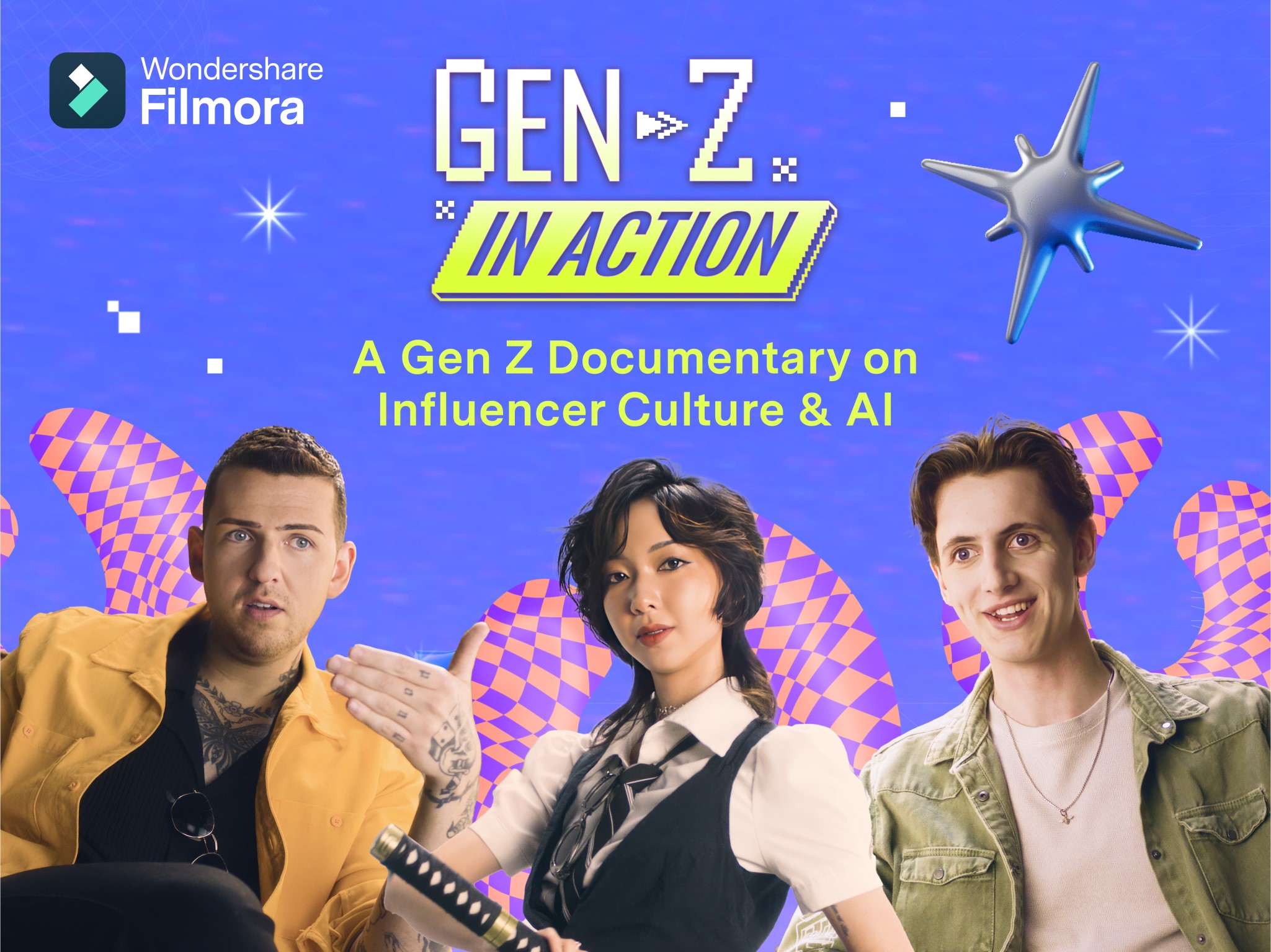 Gen Z In Action promo image with influencers