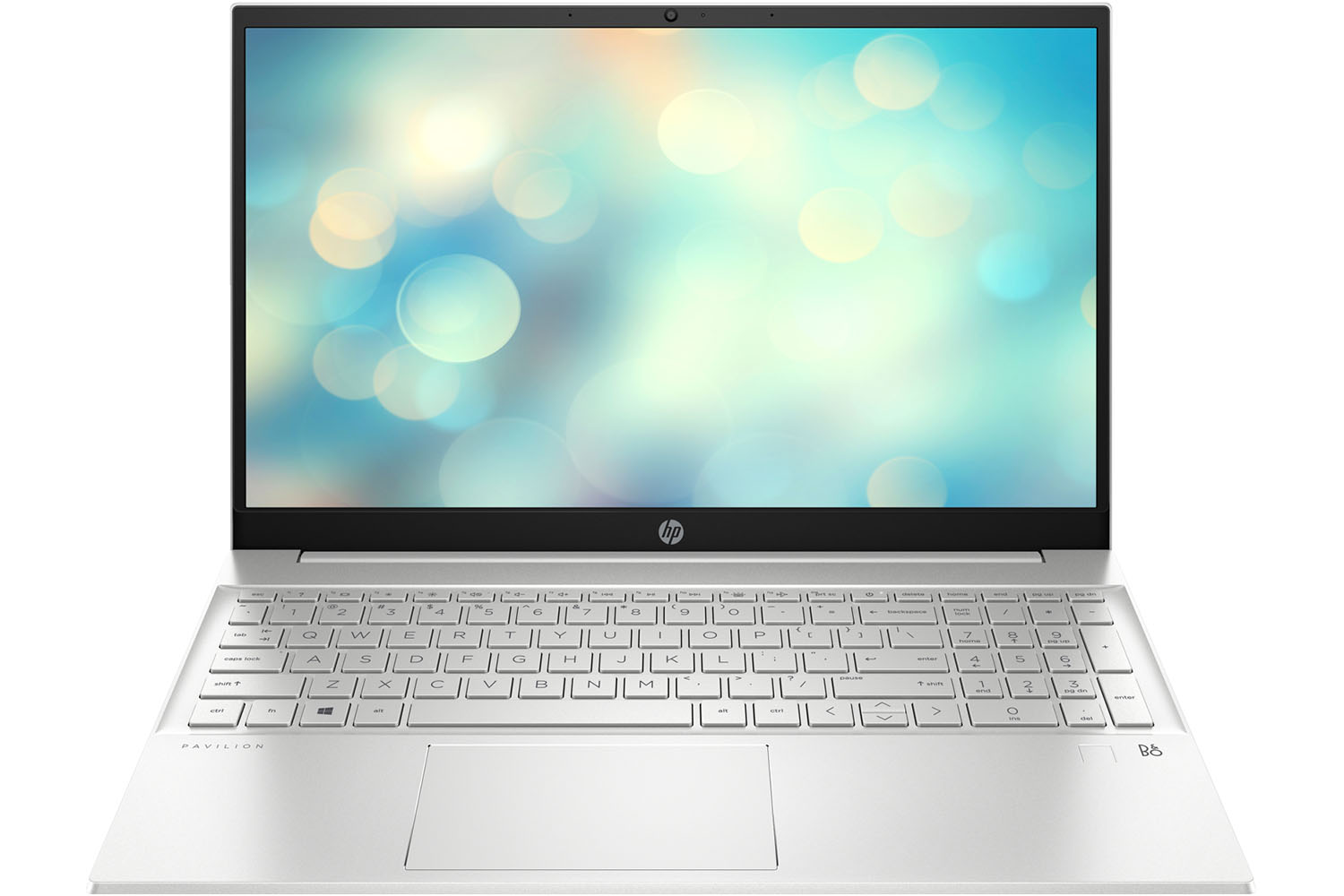 The HP Pavilion 15-inch laptop on a white background.