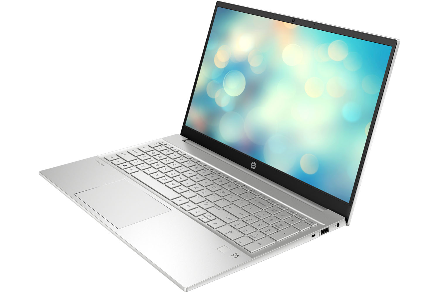 The HP Pavilion 15-inch laptop on a white background.