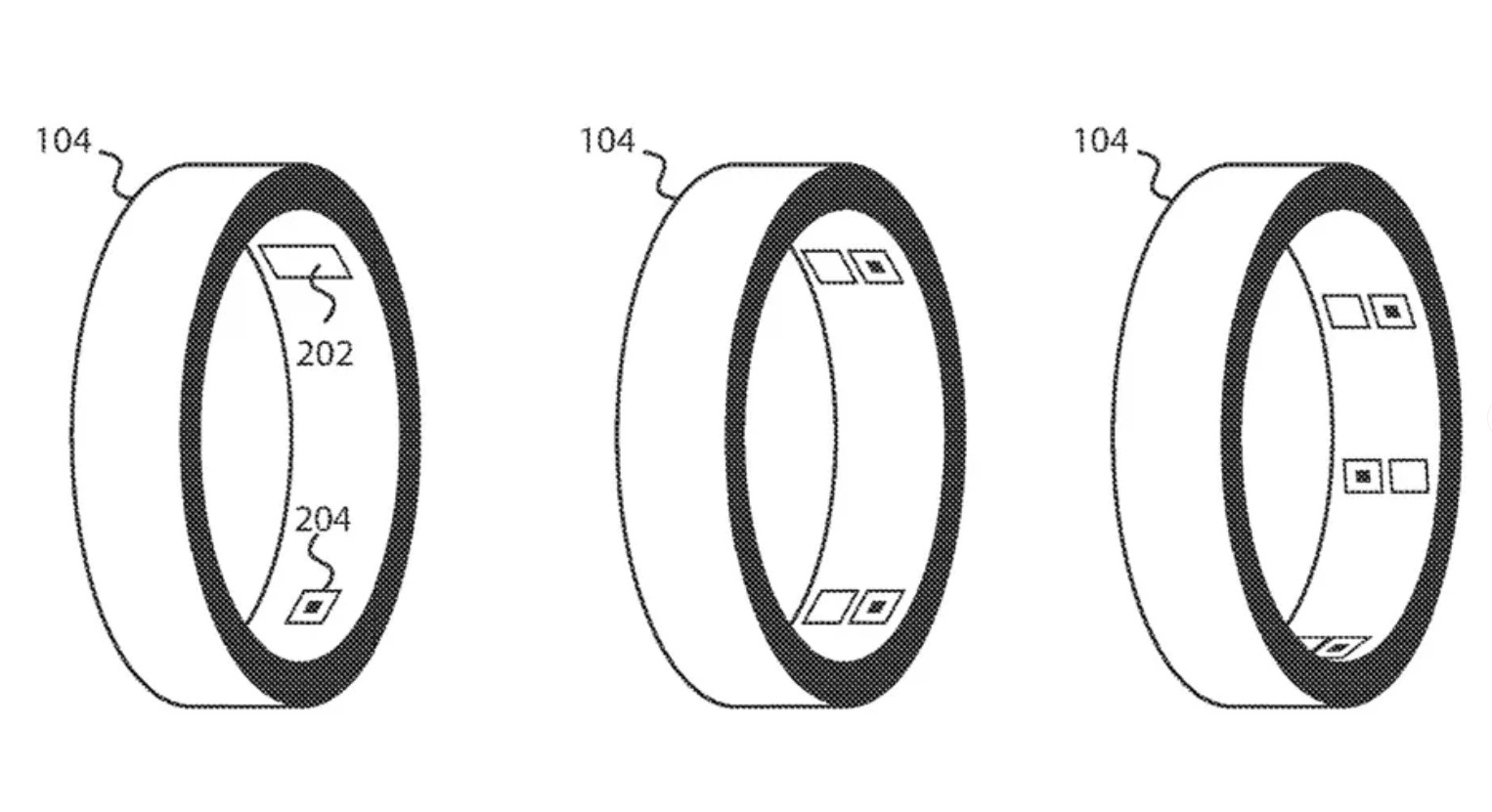 Fitbit smart ring patent filing.