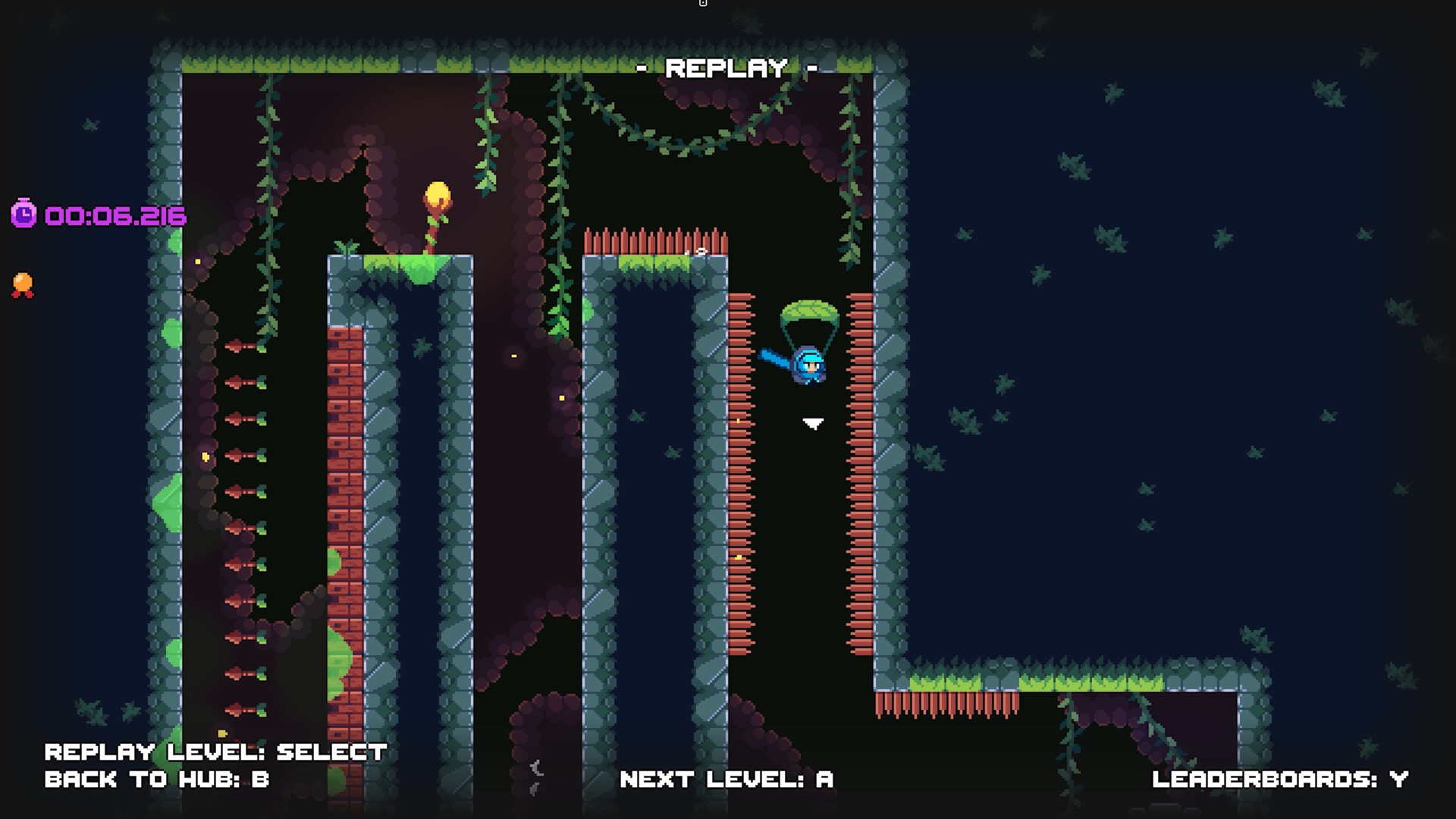 This retro platformer is like Super Meat Boy or Celeste if you couldn’t jump