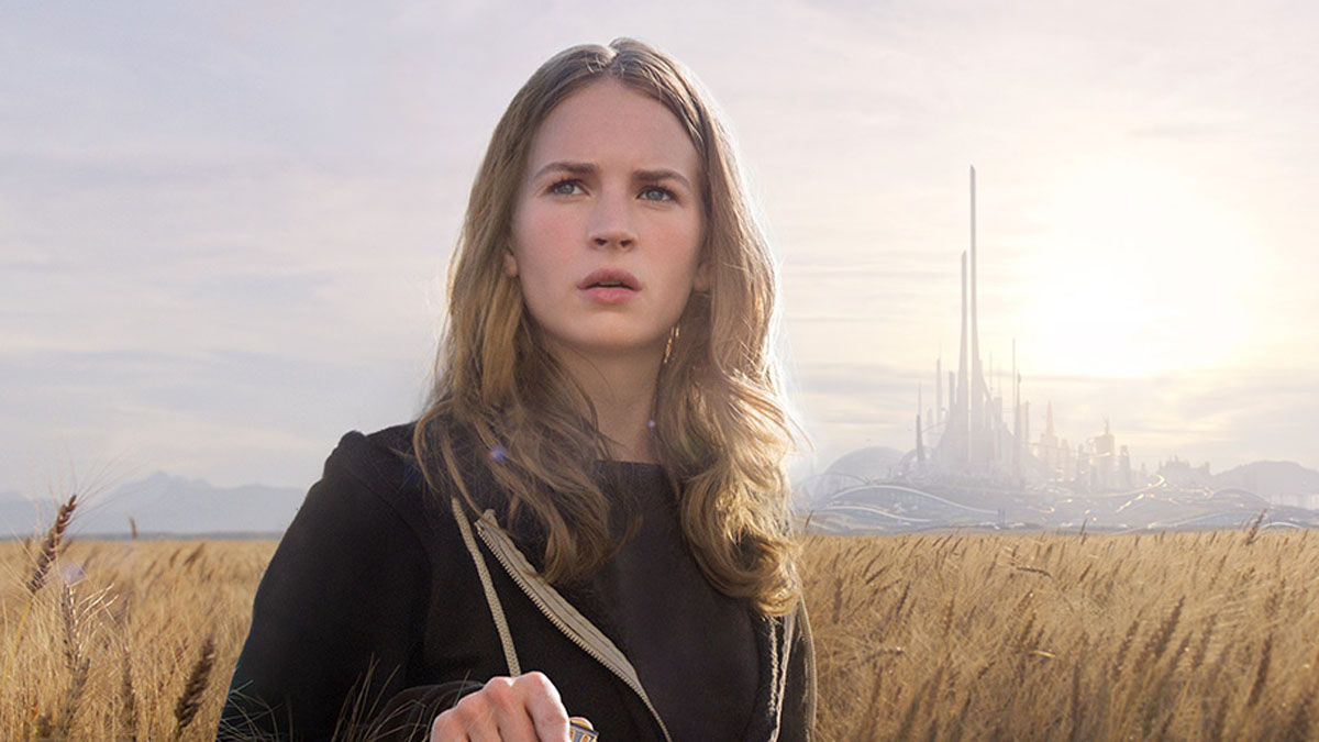 Britt Robertson dans le rôle de Casey Newton dans Tomorrowland.