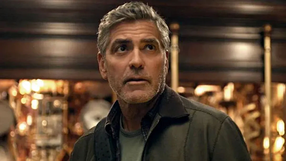 George Clooney in Tomorrowland.